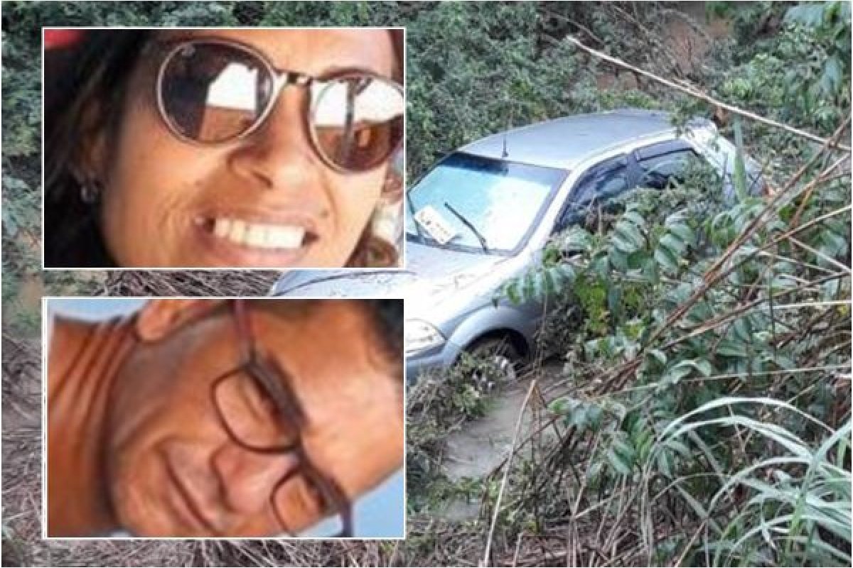 Casal morre após carro cair em buraco na Bahia 