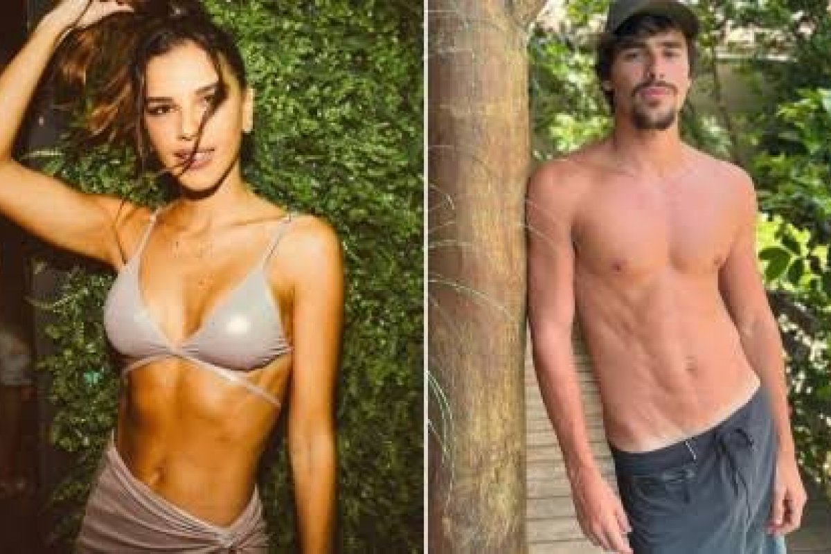 Pá-pum! Mariana Rios e Bruno Montaleone aos beijos  em Fernando de Noronha