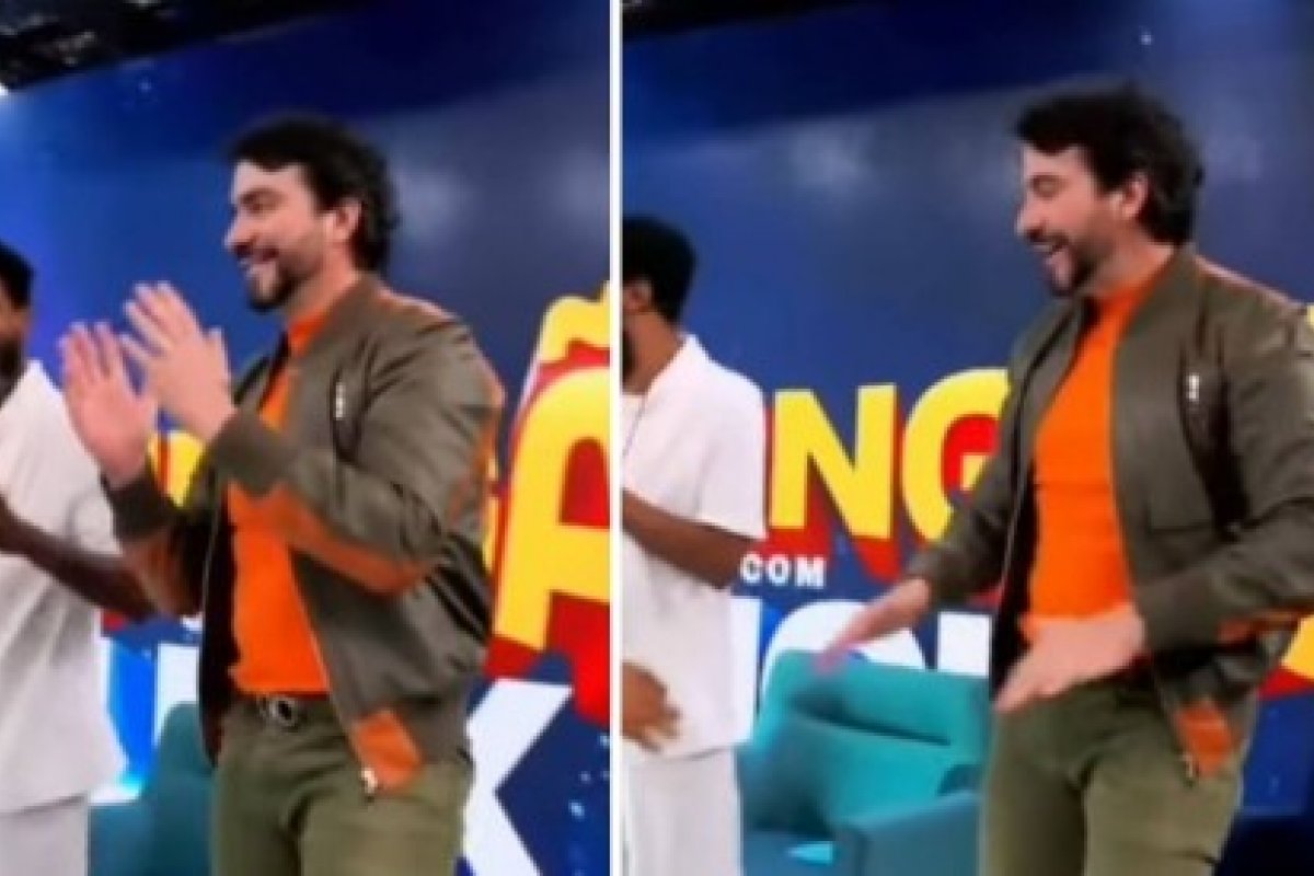 Veja vídeo! Padre Fábio de Melo dança o Lepo lepo no Domingão do Huck