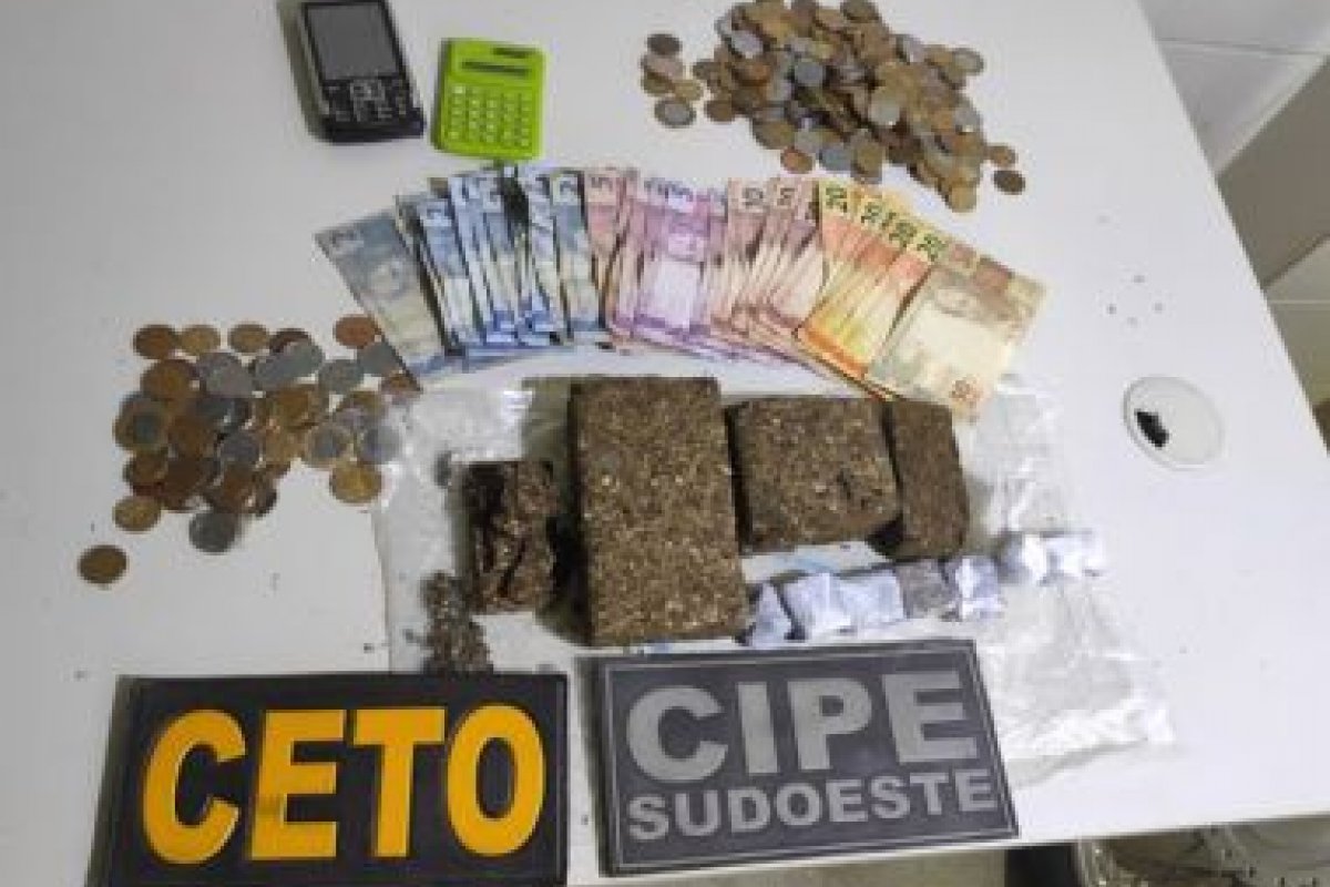 Suspeito de tráfico de drogas é preso no município de Guanambi