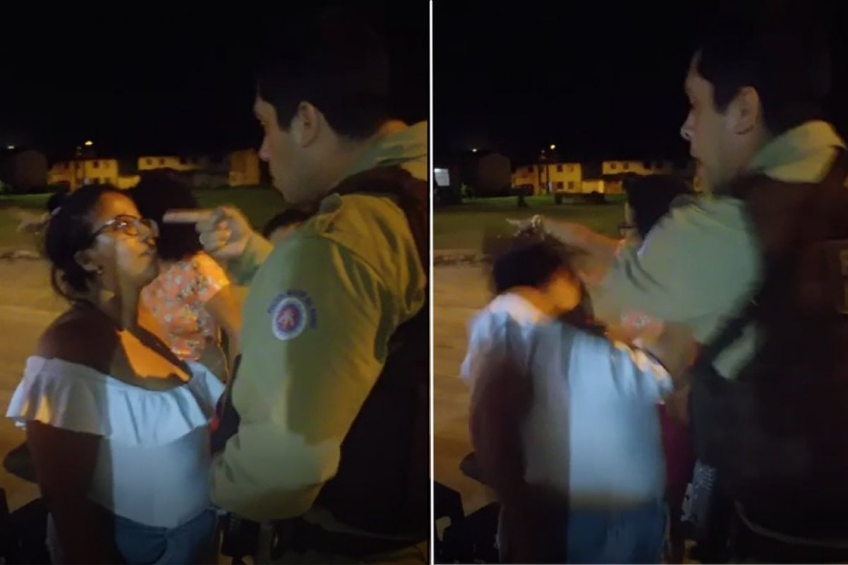 PM que agrediu mulher, em Porto Seguro, é denunciado por agressão