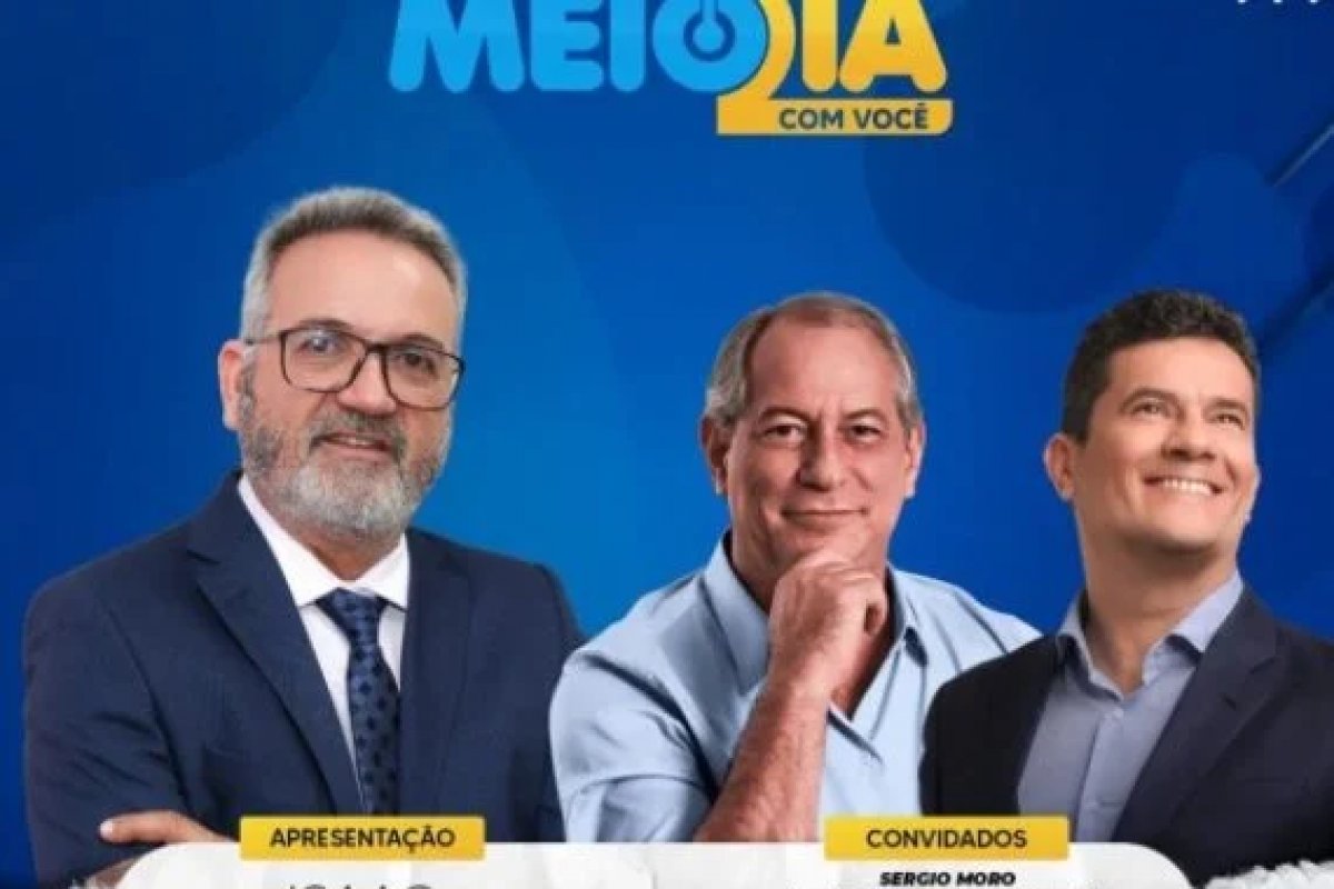  Moro desmarca com rádio baiana ao saber que Ciro também daria entrevista