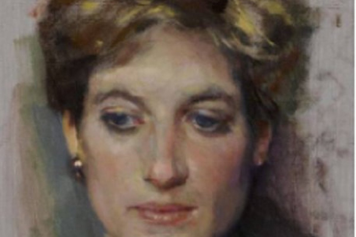 Raro retrato da princesa Diana é arrematado por mais de 200 mil dólares