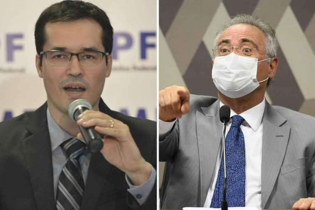 Renan Calheiros chama Dallagnol de 'pivete' e os dois discutem nas redes sociais 