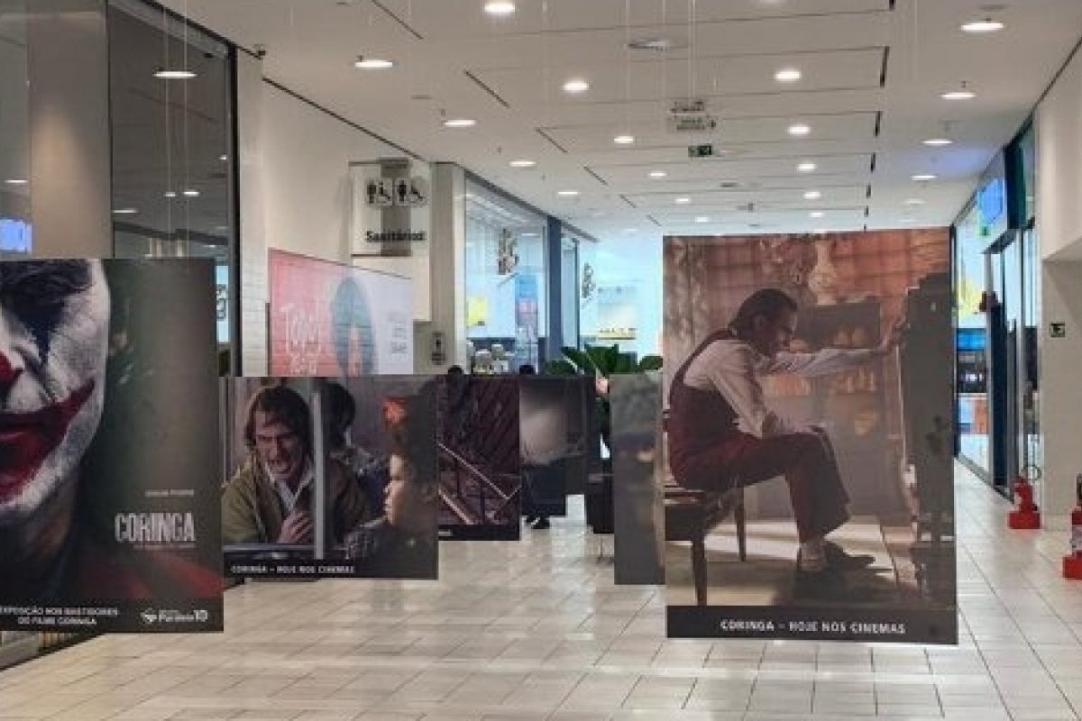 Shopping de Salvador realiza exposição gratuita sobre o novo filme do 'Coringa'