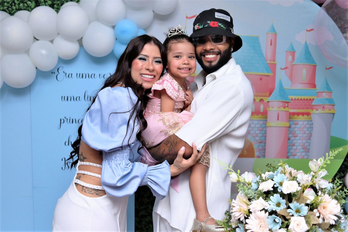 MC Zaac comemora aniversário de 3 anos da filha Isabelle  