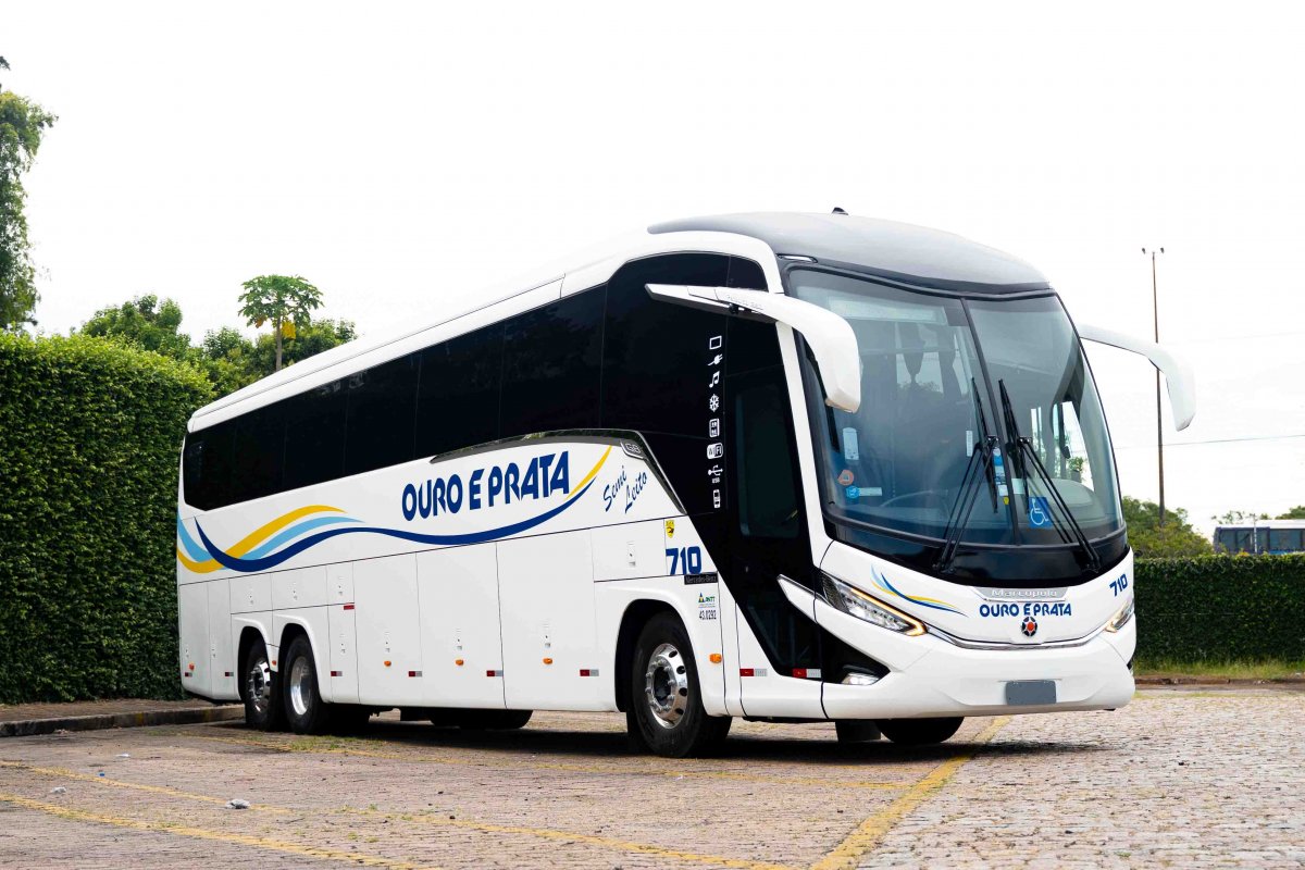 Viação Ouro e Prata inova com ônibus Marcopolo Paradiso 1350 Geração 8 