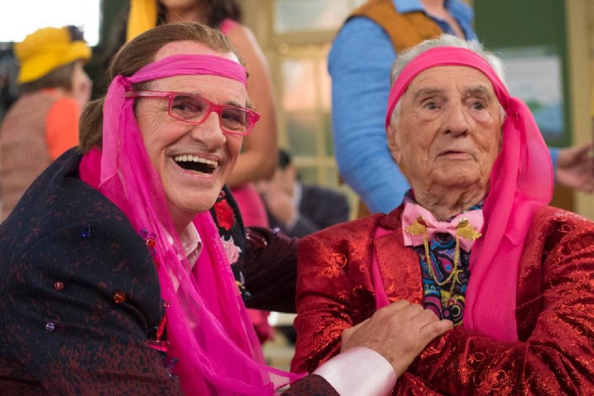 Seu Peru completa hoje 100 anos e ganha homenagem dos novos alunos  da Escolinha do Professor Raimundo