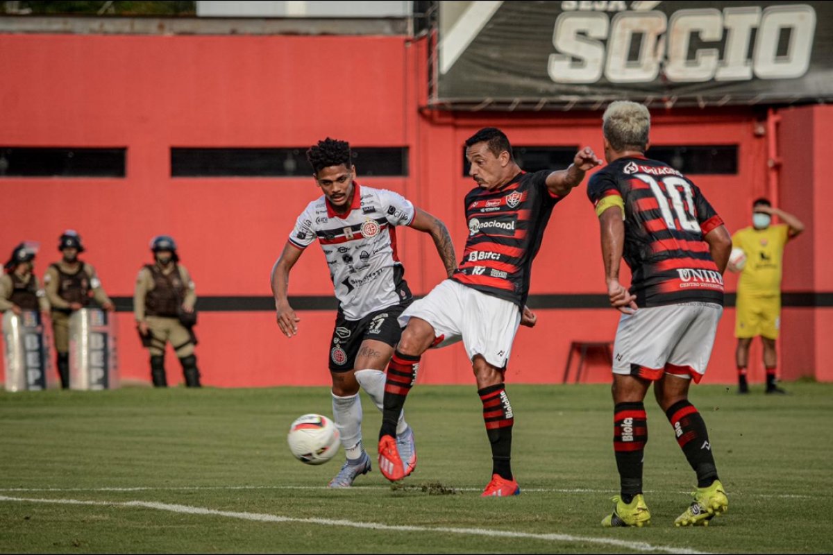Vitória empata sem gols com Atlético de Alagoinhas e segue sem vencer no Barradão 