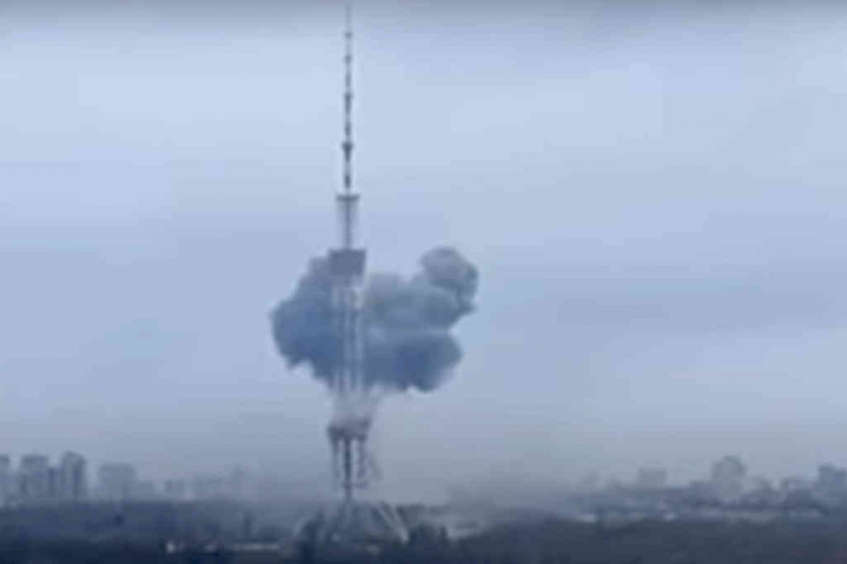 Vídeo: ataque russo deixa cinco mortos em torre de TV localizada em Kiev 