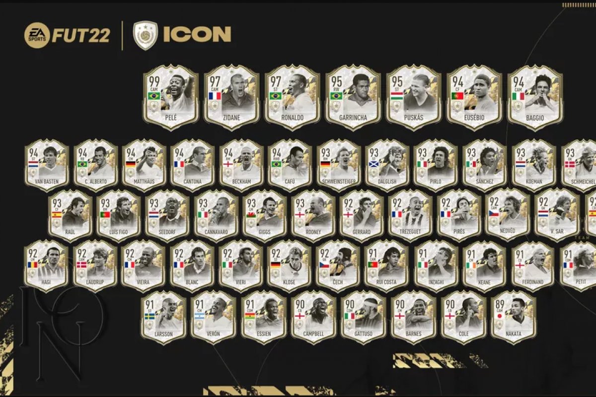 Fifa 22 inclui Pelé, Ronaldo e Garrincha nos Icons Moments