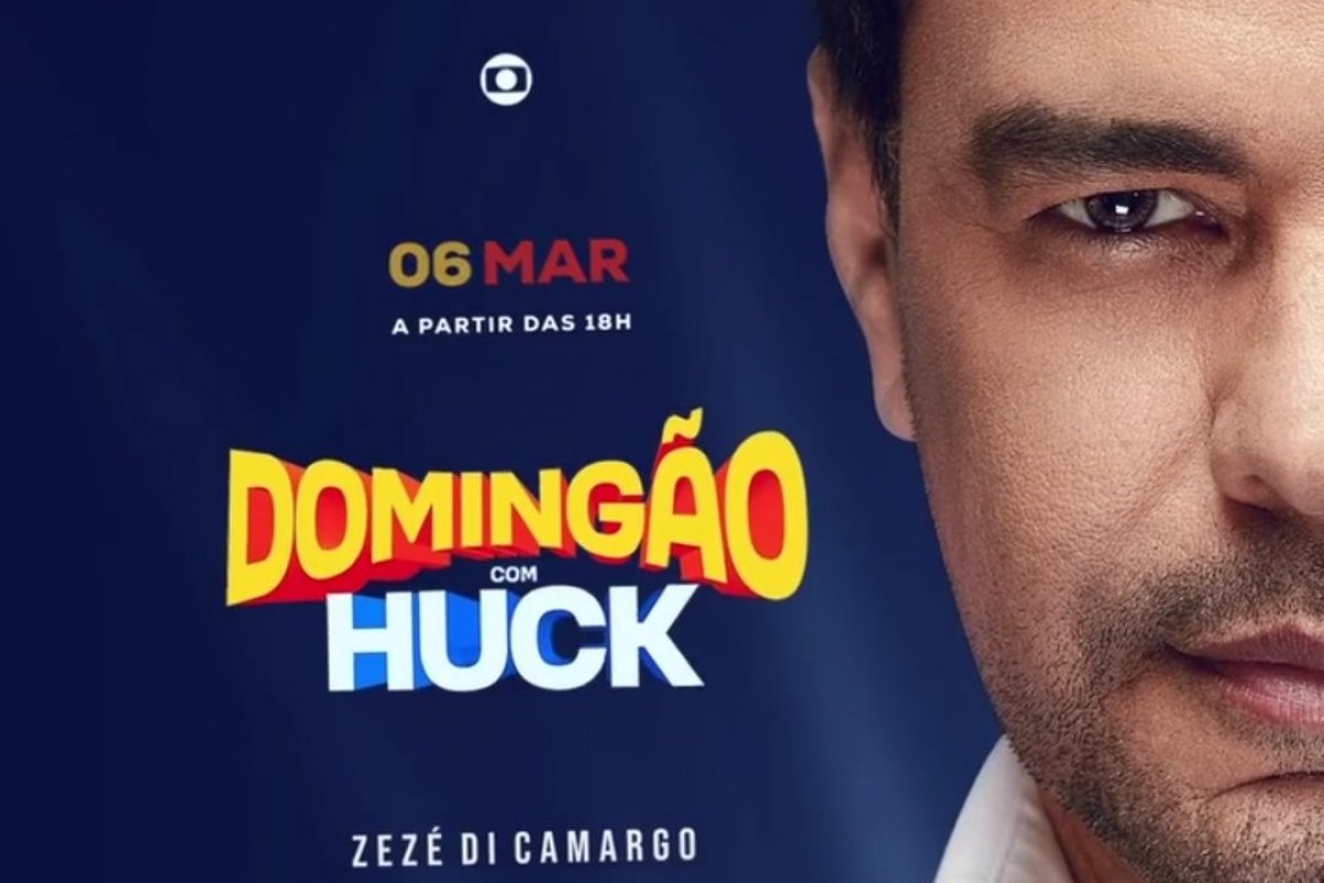 Zezé di Camargo lança projeto solo no Domingão com Huck! 