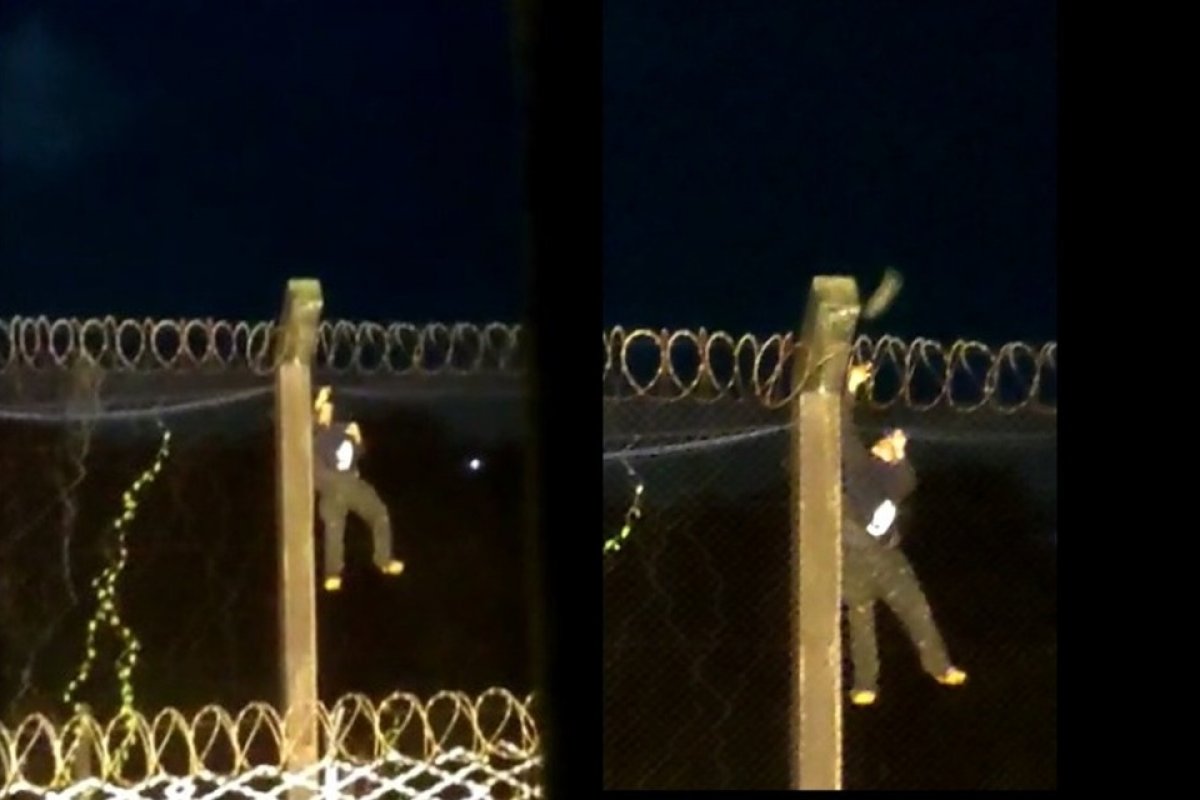 Servidores penitenciários flagram homem arremessando materiais dentro de presídio em Salvador