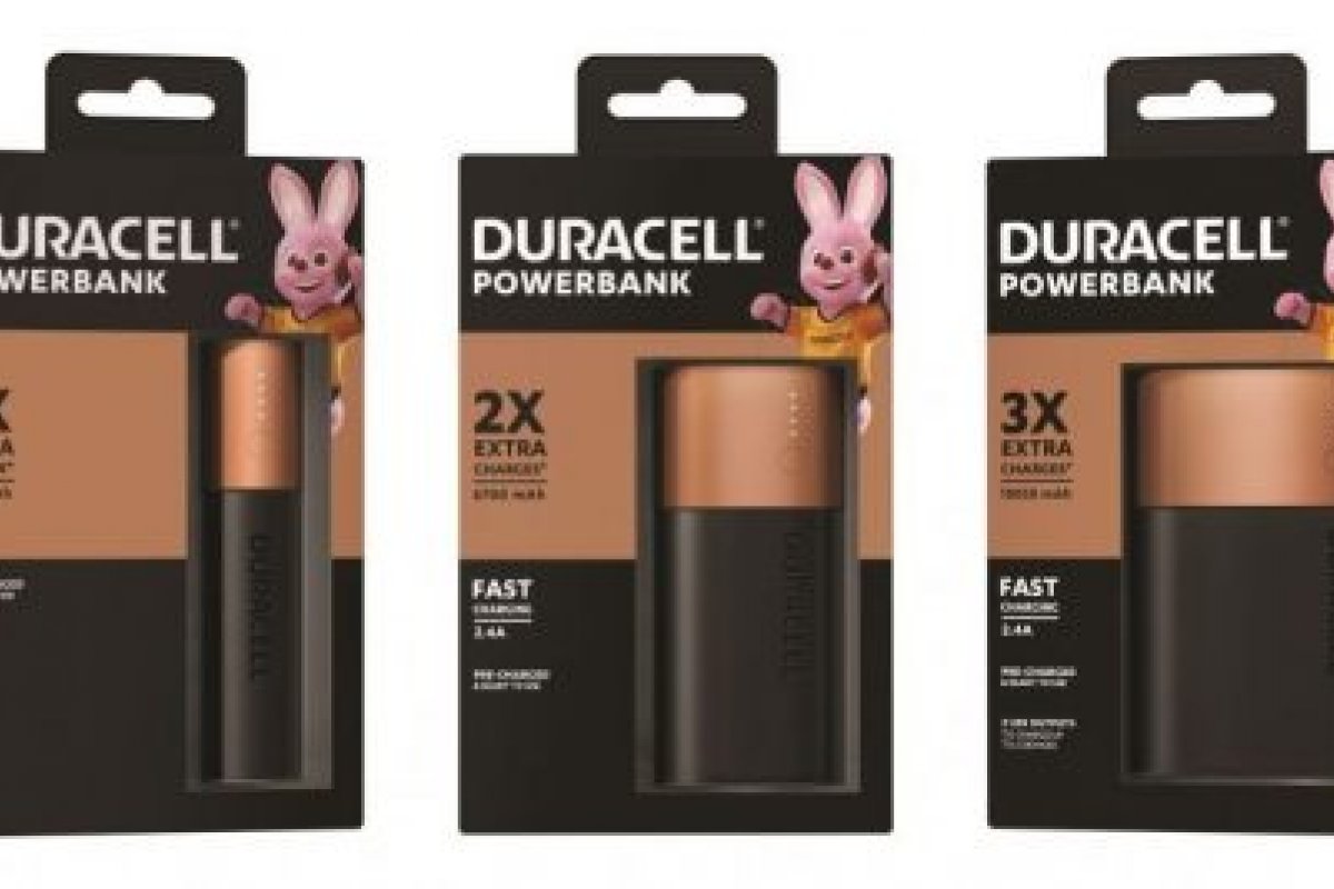 Marca de pilhas lança linha de carregadores  Power banks