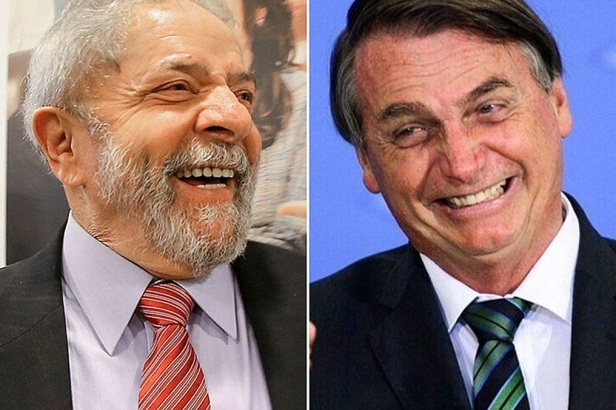 Pesquisa aponta Lula na liderança pela presidência com 54% contra 24% de Bolsonaro 