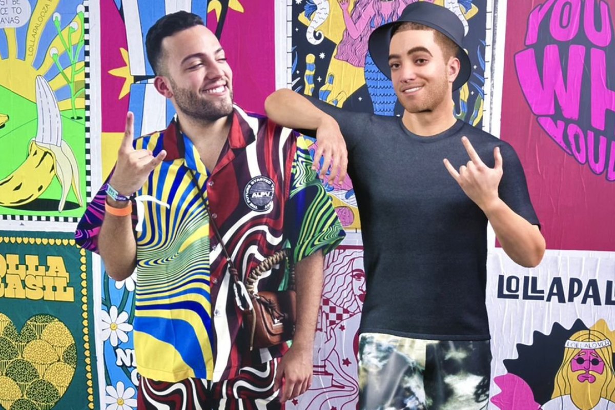 Lucas Rangel leva Luks, seu personagem digital para curtir o Lollapalooza   