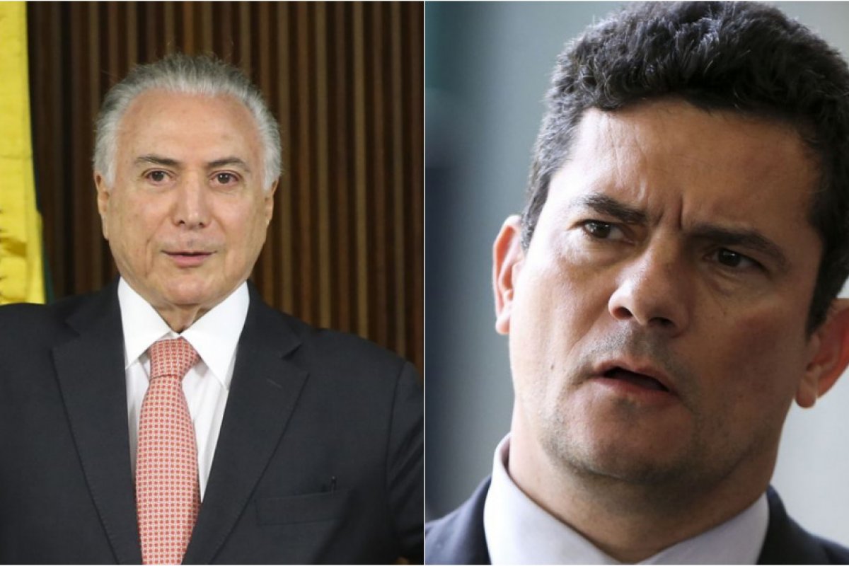 Temer diz que Sérgio Moro "desastrou" vida política com troca de partidos  