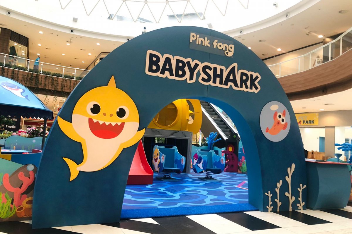  Baby Shark é atração gratuita no Shopping Paralela