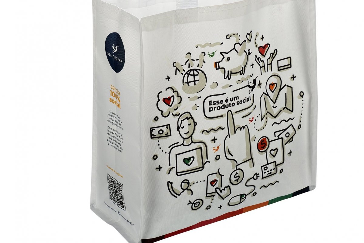 Hinode Group lança ecobag e destina 100% do lucro para programas sociais do Instituto FAR  