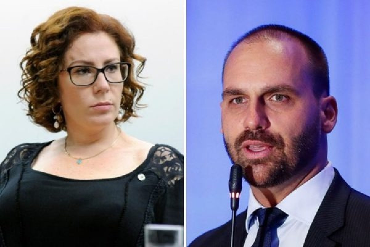 Carla Zambelli e Eduardo Bolsonaro rebatem processos no Conselho de Ética da Câmara