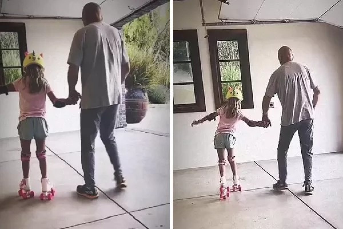 Fãs se emocionam ao ver vídeo de Bruce Willis ajudando filha a andar de patins um mês após afastamento da carreira por doença