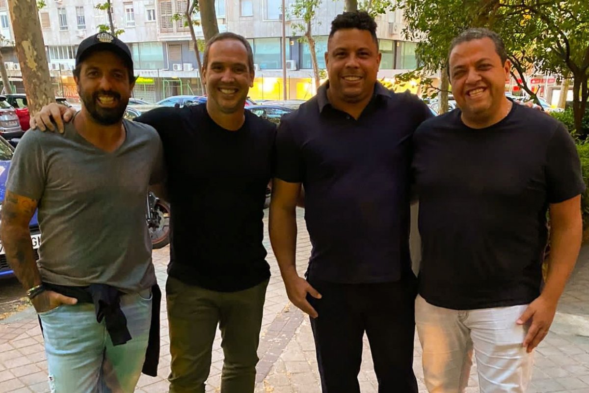 Ronaldo e Caio Ribeiro marcam presença no Caioba Real Madrid  