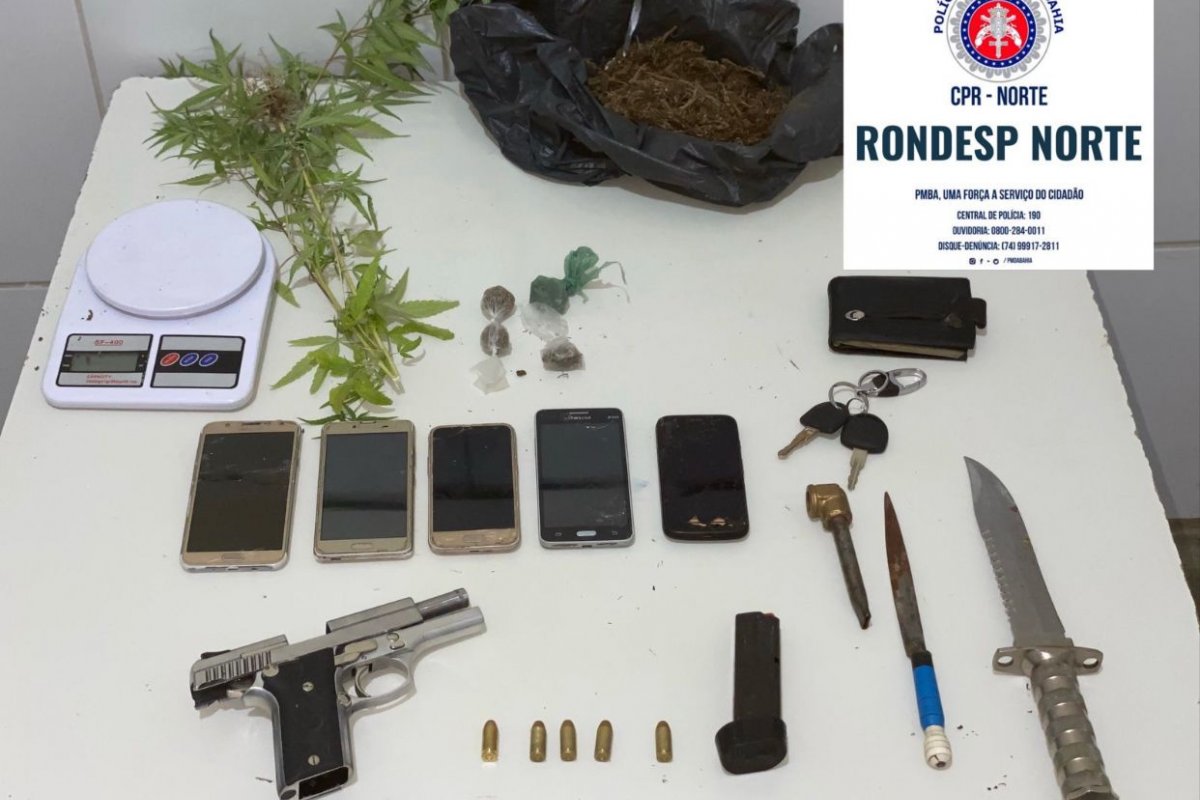 Trio suspeito de tráfico de drogas usa filhos como escudo para não serem presos