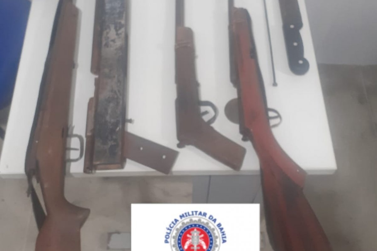 PM apreende quatro armas após desentendimento entre indígenas 