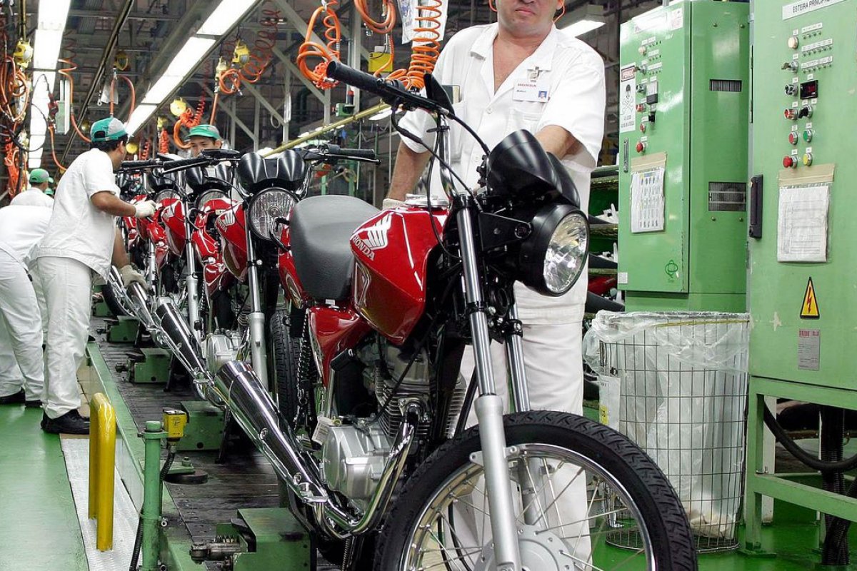Produção de motocicletas cresce mais de 22% neste ano