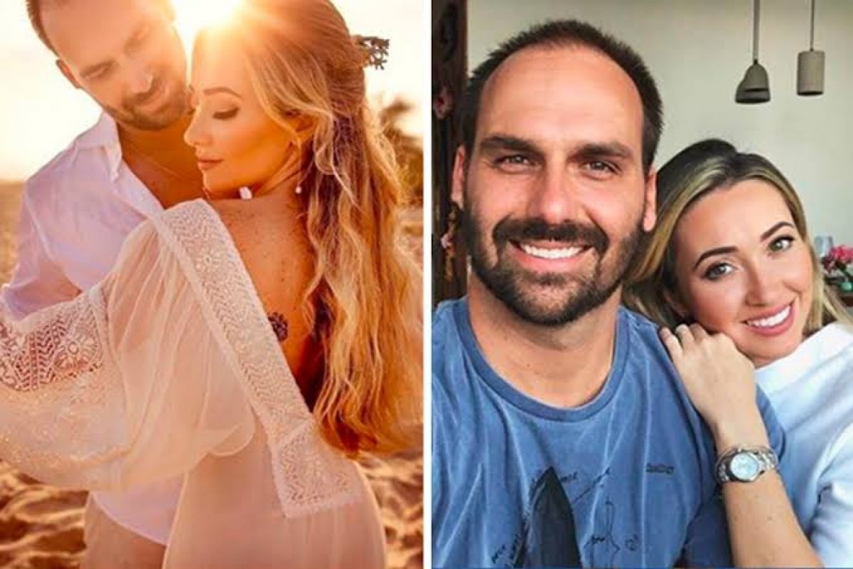 Mulher de Eduardo Bolsonaro  perde bebê com 9 semanas de gestação