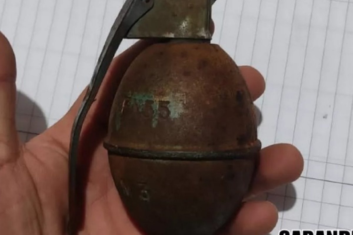 Granada americana da década de 1950 é encontrada no Paraná