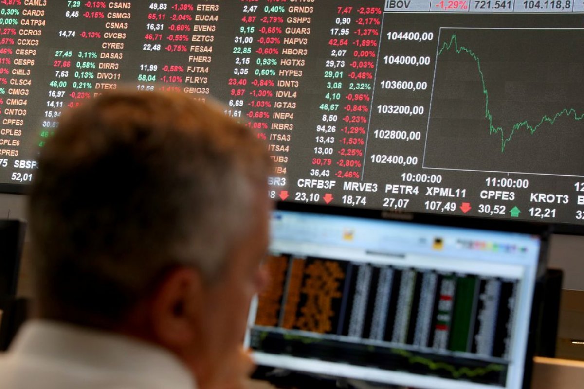 Ibovespa apresenta alta com exterior favorável; dólar fica abaixo de R$ 5,40 