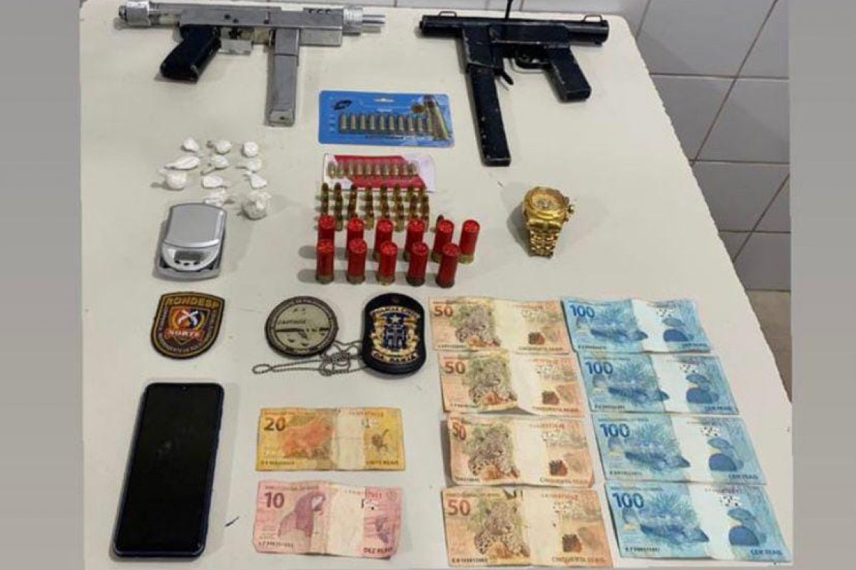 Operação localiza fábrica ilegal de armas e apreende duas submetralhadoras em Juazeiro
