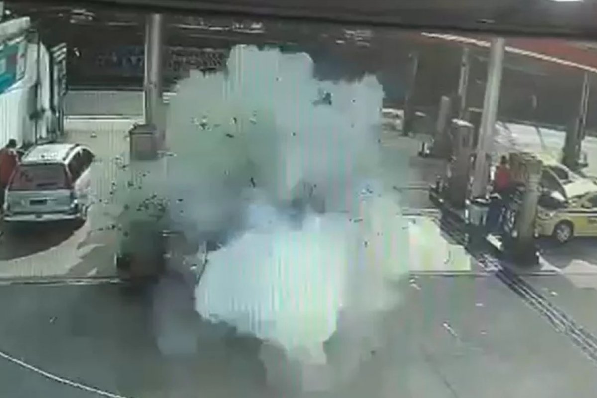 Morre motorista de carro que explodiu ao abastecer em posto GNV no Rio de Janeiro