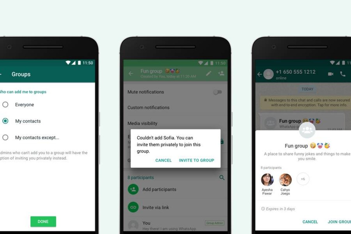 Whatsapp: recurso que bloqueia adição de usuários em grupos já está disponível 