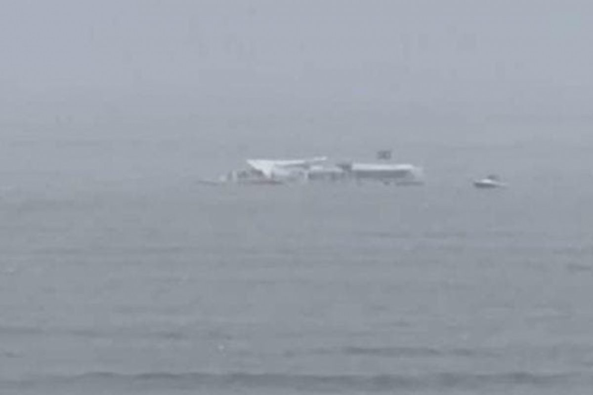 Vídeo: ciclone destrói primeira balada flutuante em Santa Catarina