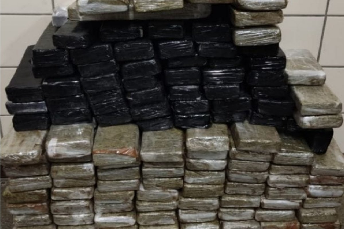 PM apreende cerca de 130 quilos de maconha que seriam distribuídos em Vitória da Conquista (BA)