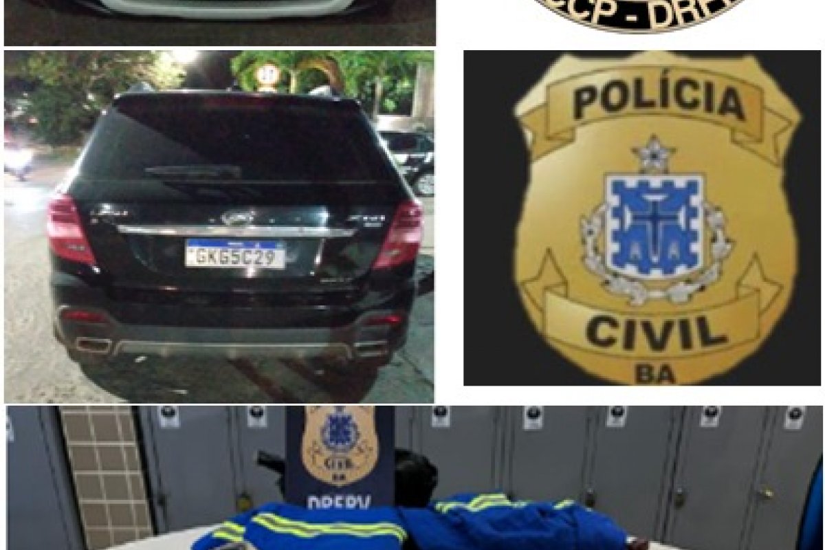 Dupla é presa com carros roubados em Lauro de Freitas 
