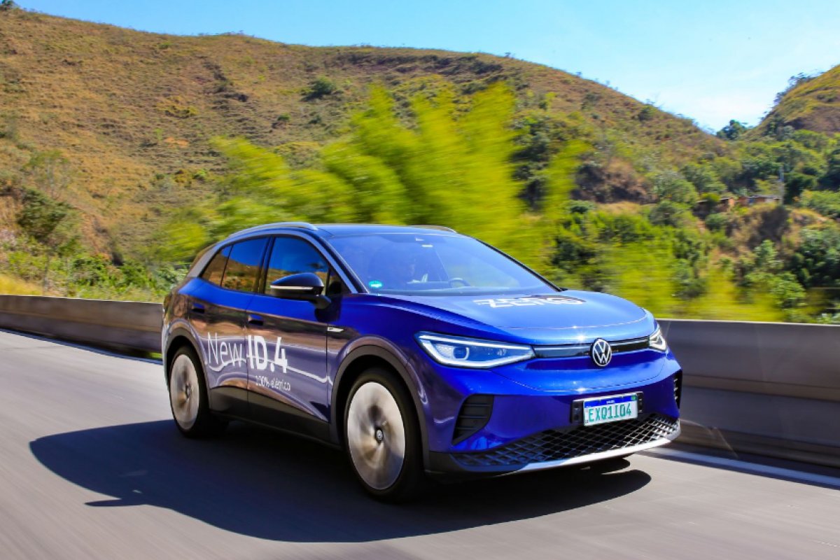 SUV elétrico da Volkswagen vai de São Paulo ao Rio com menos de 1 recarga completa 