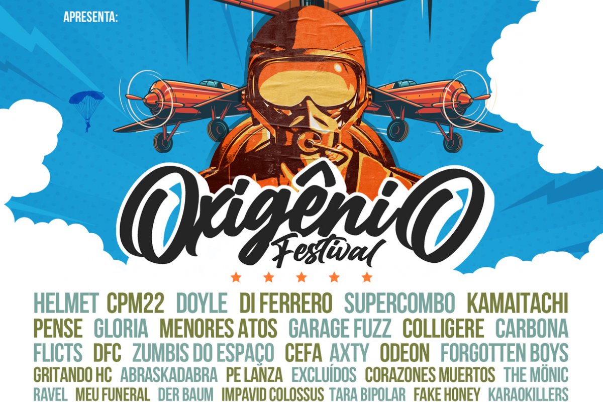 Vans Apresenta: Oxigênio Festival 2022 com lineup de mais de 30 bandas e 3 dias de evento