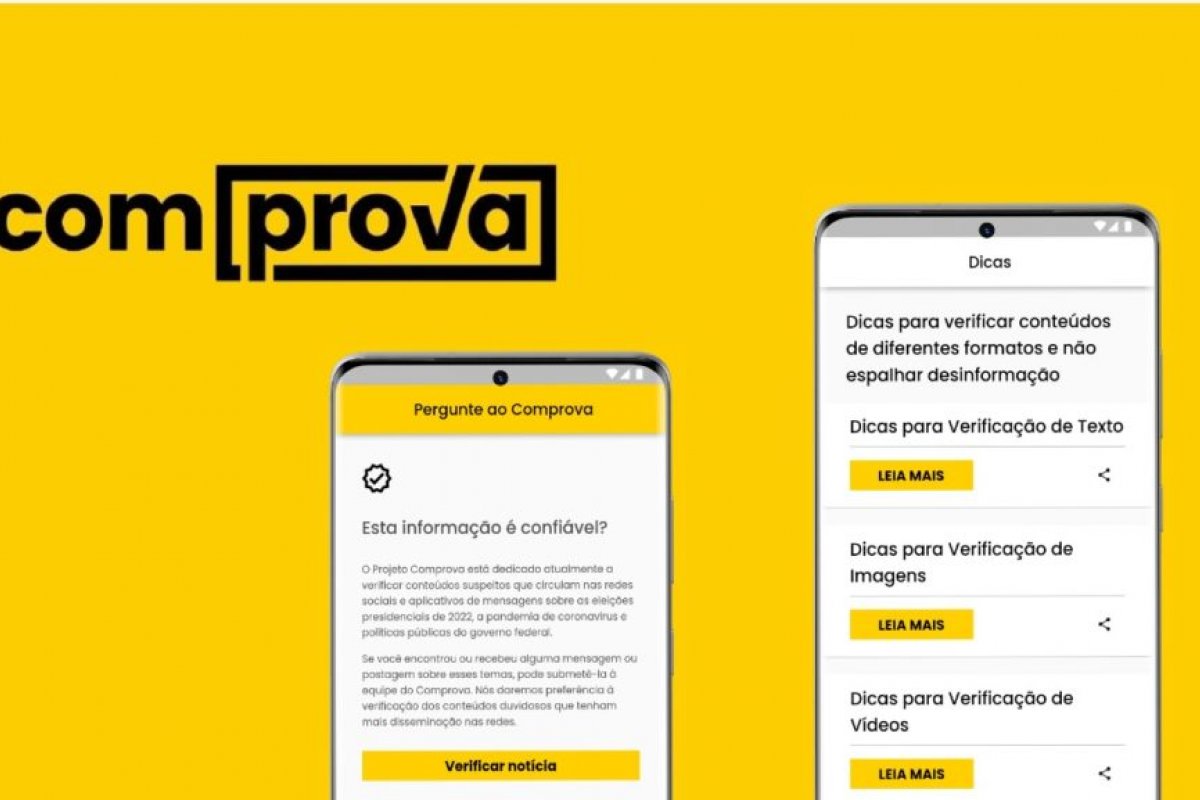 Projeto Comprova lança aplicativo para ajudar usuário a identificar conteúdos de desinformação