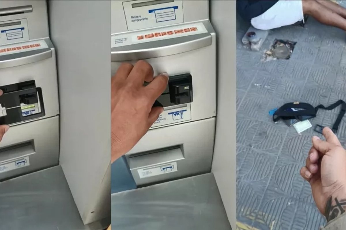 Homem é preso suspeito de instalar 'chupa-cabra' em caixa eletrônico no Imbuí