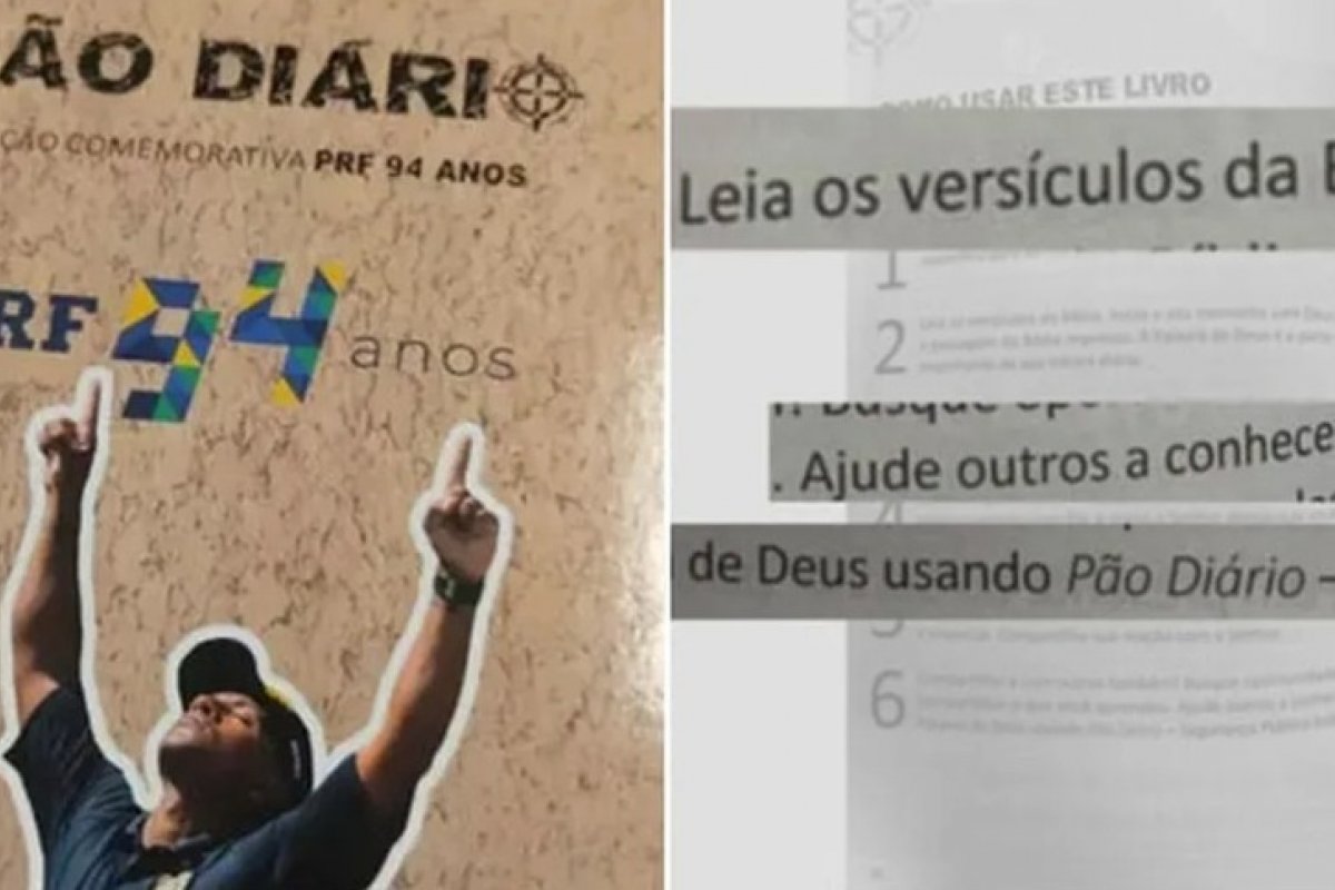 MPF vai apurar distribuição de livros na PRF com recomendação de leitura da Bíblia 