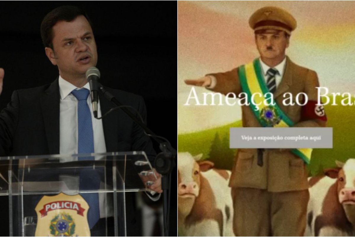Ministro da Justiça manda PF investigar site que retrata Bolsonaro como nazista