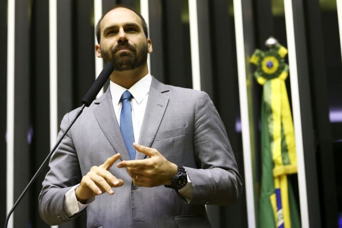 Eduardo Bolsonaro diz que será 'eleito governador'