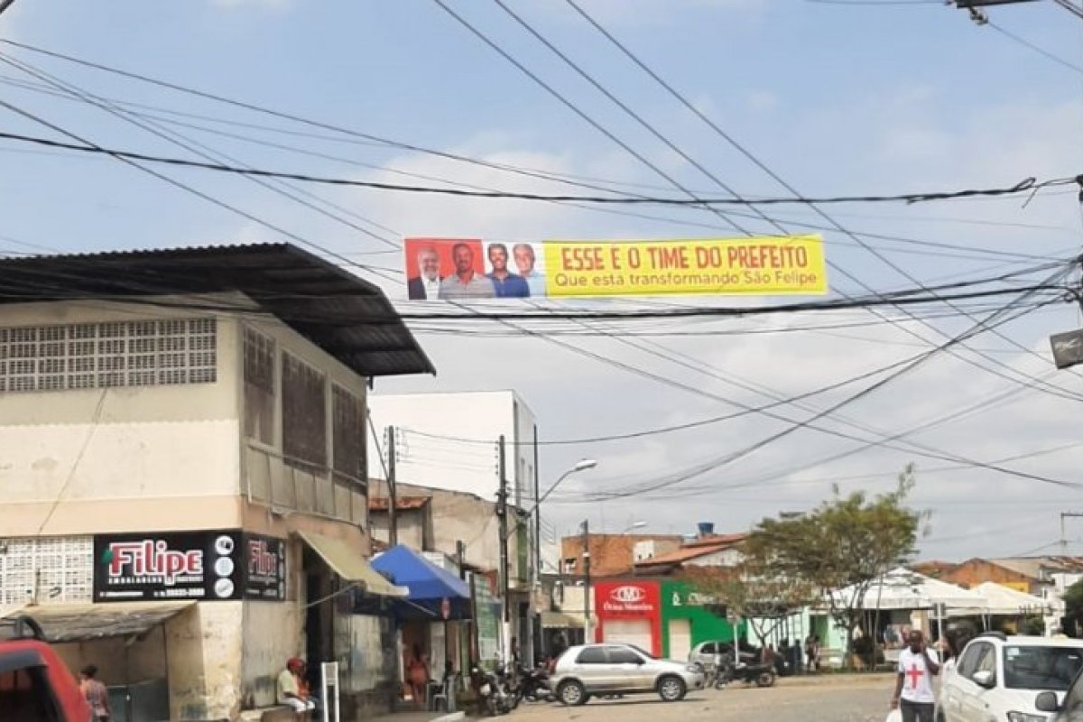 Após denúncia do Farol, TRE vai fiscalizar propaganda irregular do PT em São Felipe, na Bahia 