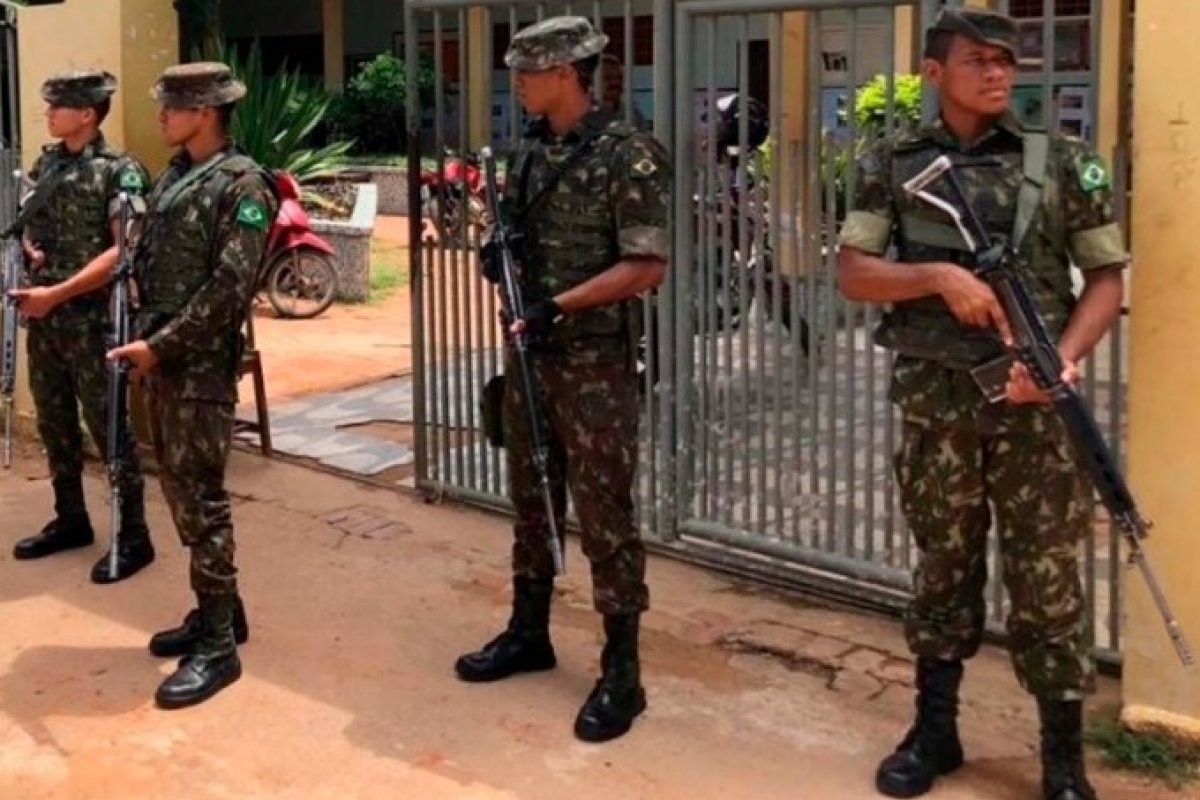 Eleições: 34 mil militares vão atuar durante o primeiro turno neste domingo (2) 