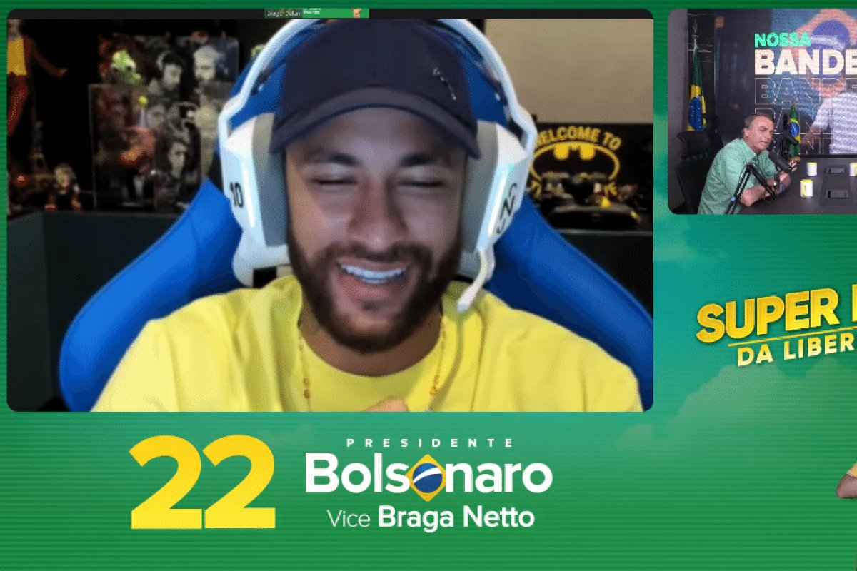  Neymar diz que expôs voto em Bolsonaro após apoio no 'momento mais difícil' 