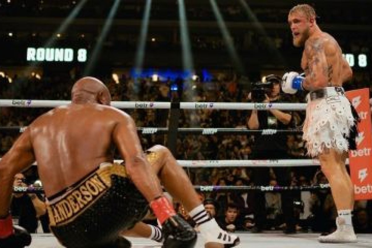 Anderson Silva perde luta de boxe para youtuber Jake Paul