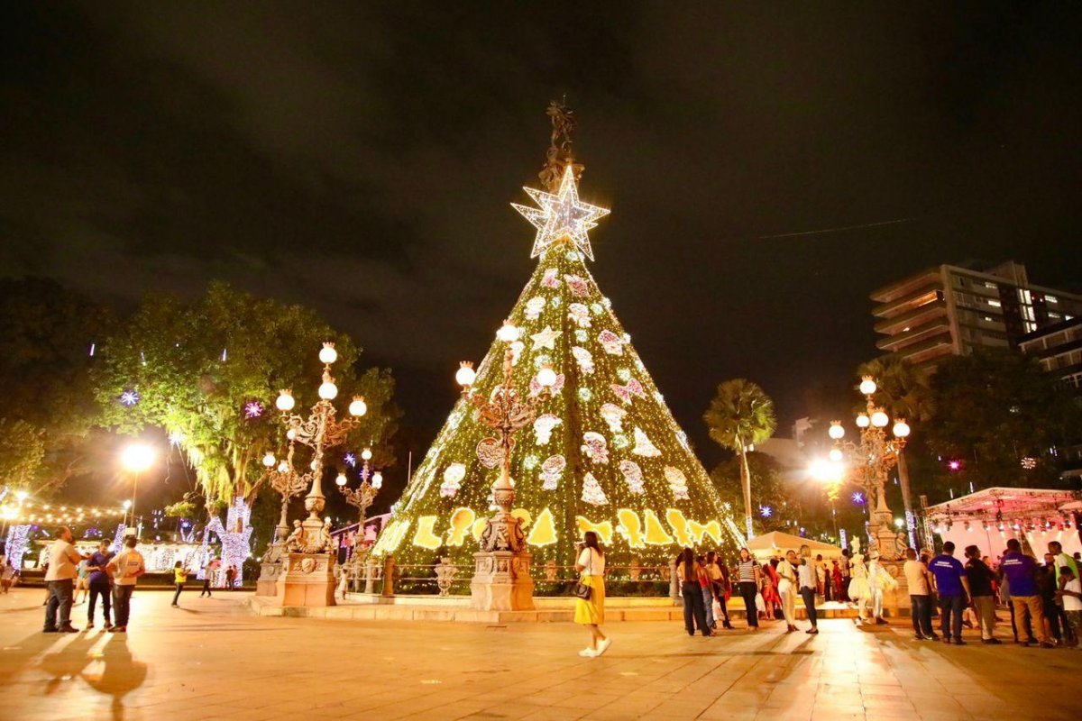 Salvador: decoração natalina no Campo Grande tem novo horário de funcionamento